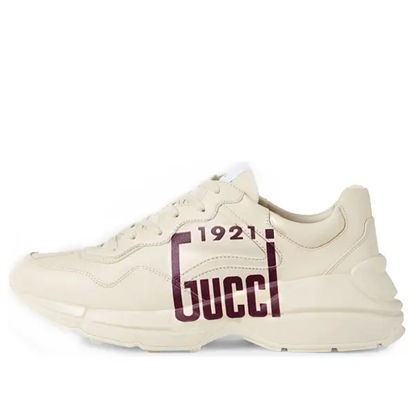 

Кроссовки rhyton '1921 beige' Gucci, бежевый