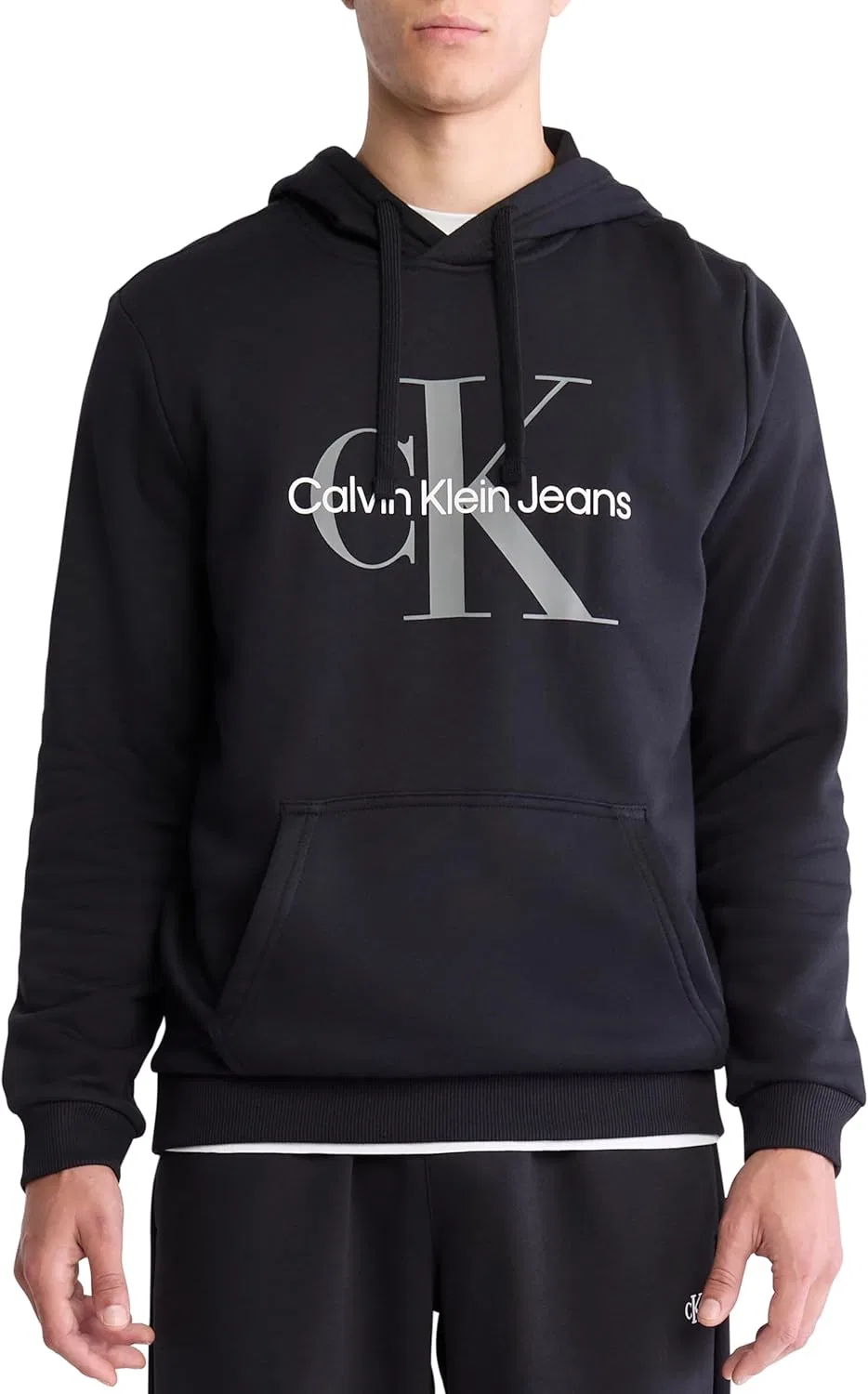 Худи Calvin Klein с монограммой, Black Beauty