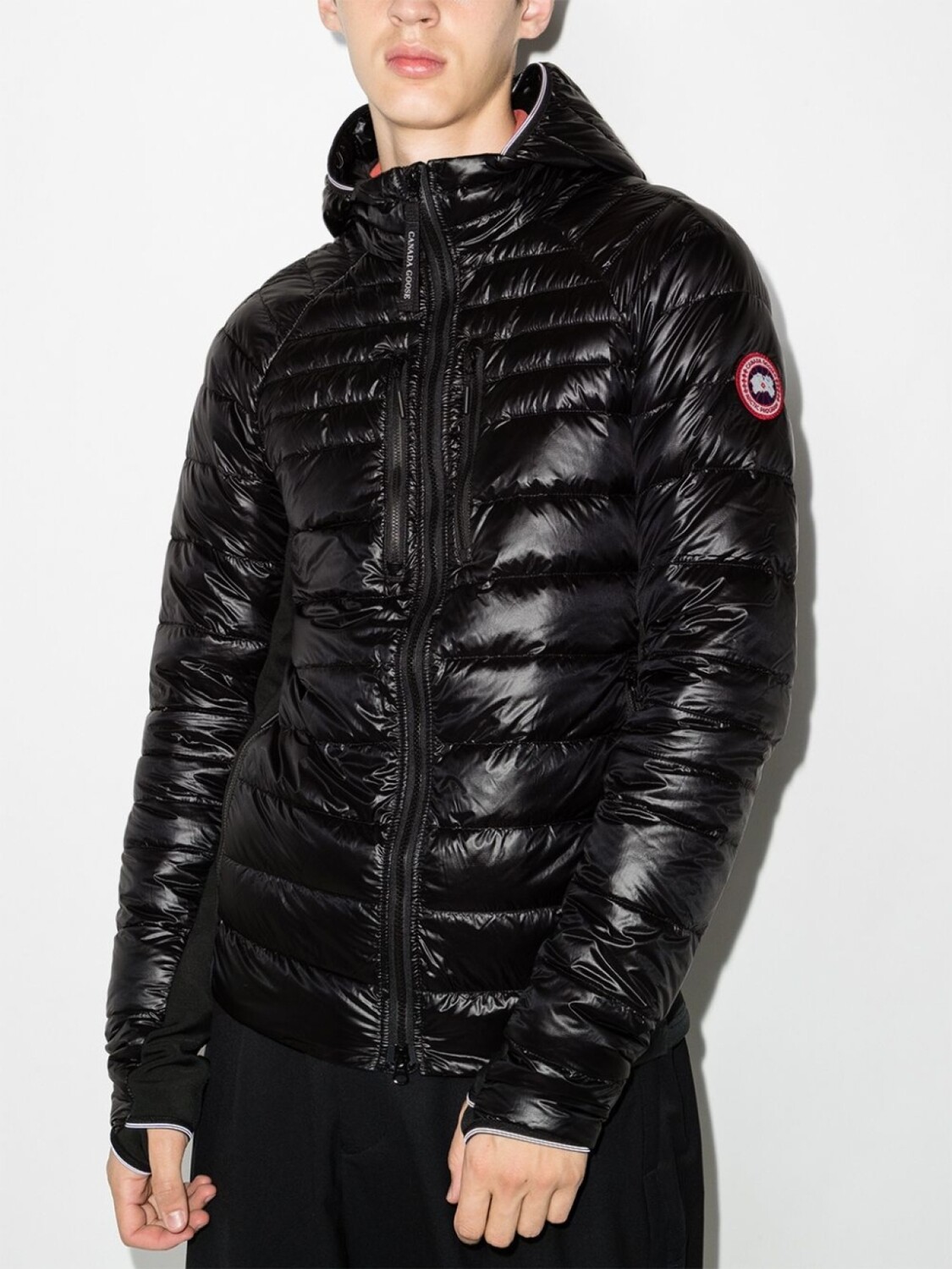 Canada Goose пуховик HyBridge Lite, черный — фото 2