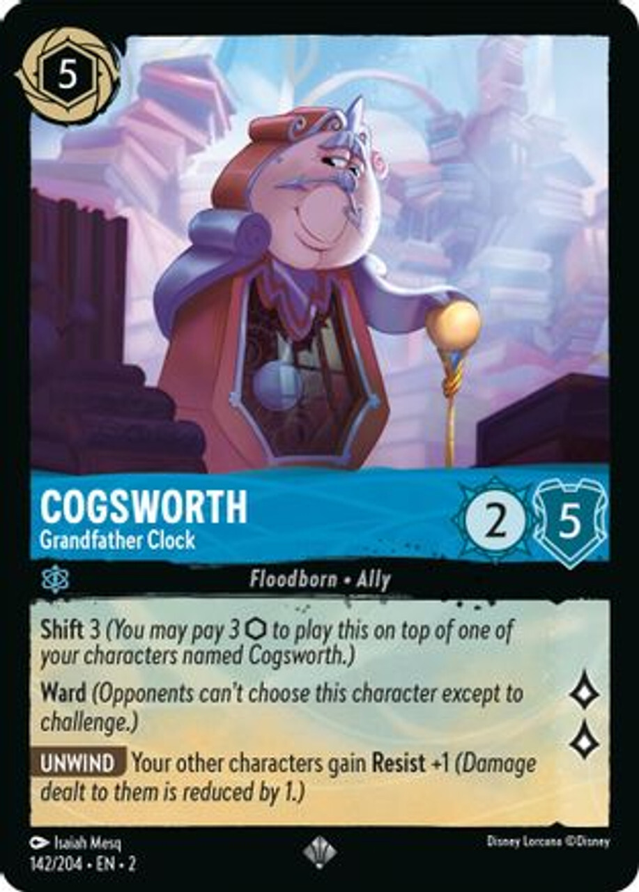 

Карточная игра Cogsworth - Grandfather Clock (142/204) - Rise of the Floodborn Cold Foil