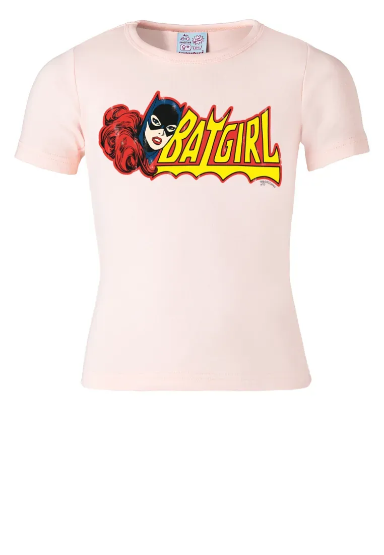 Logoshirt Футболка "Бэтгёрл" с крутым принтом спереди, розовый — фото 3