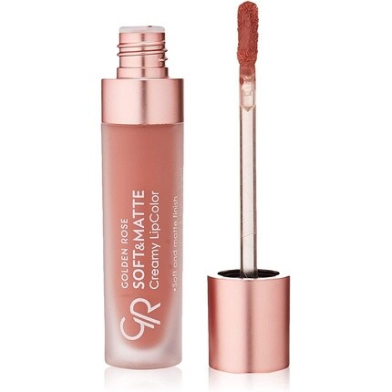

Мягкая и матовая кремовая губная помада Liquid Creamy Lipstick Golden Rose 106
