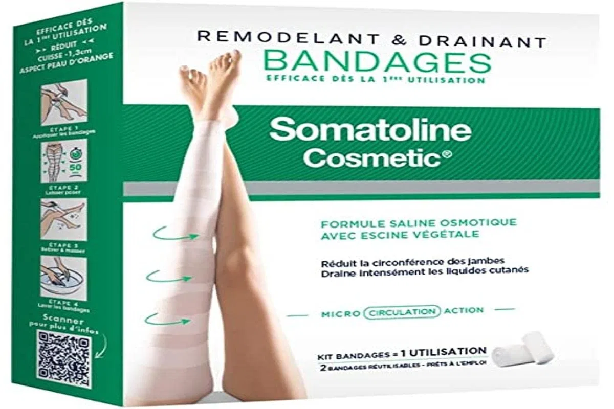 Дренажные уменьшающие повязки «Vendas Reductoras Drenantes» от SOMATOLINE ‎Somatoline