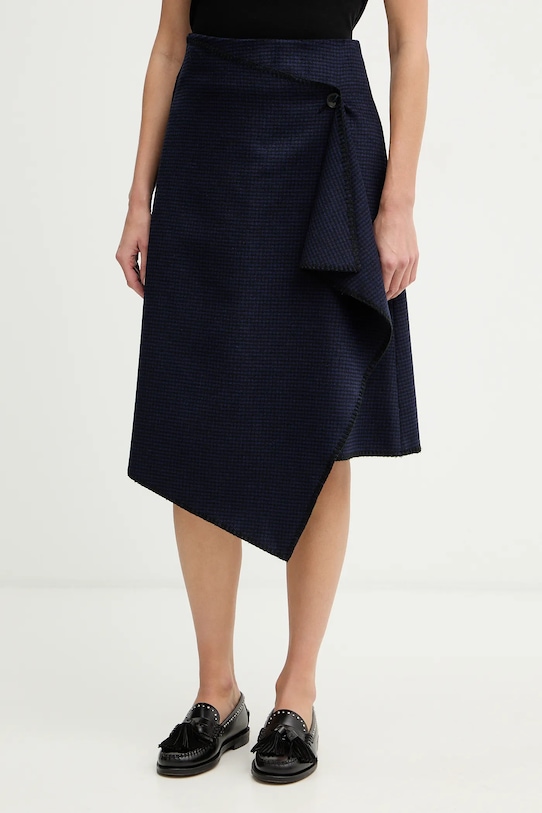 

Юбка из шерстяной смеси Sisley, темно-синий