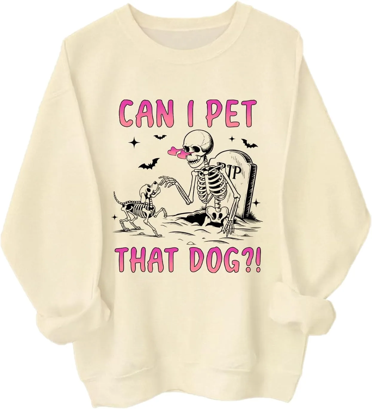 

Толстовка с принтом "Can I Pet That Dog" для Хэллоуина