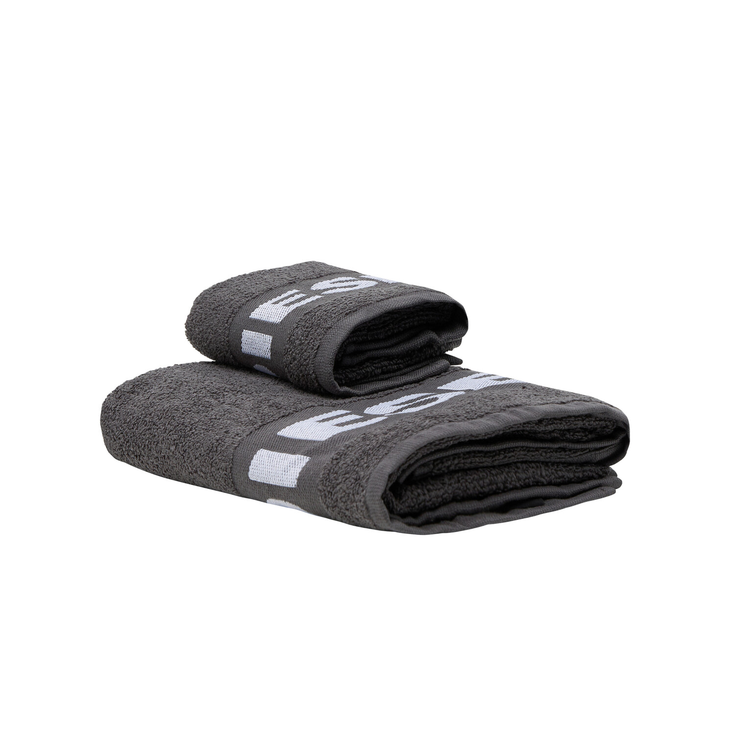

Полотенцы для рук terry set sport logo 2 предмета Diesel, серый