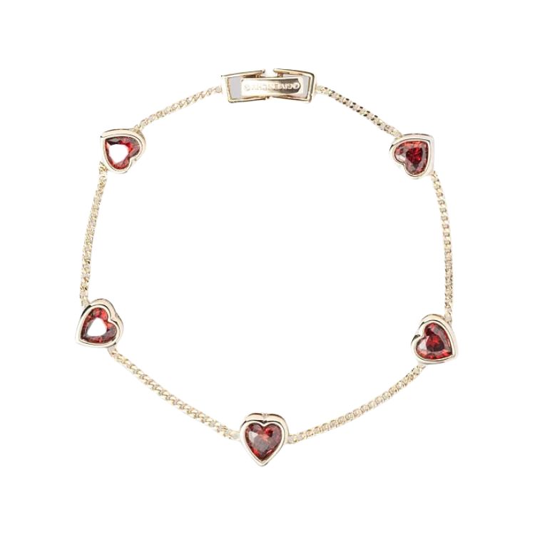 

Givenchy Металлические браслеты Unisex Gold с синтетическими кубическими цирконами