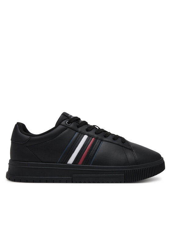 

Кроссовки Modern Cupsole Stripes Lth FM0FM05406 Tommy Hilfiger, черный