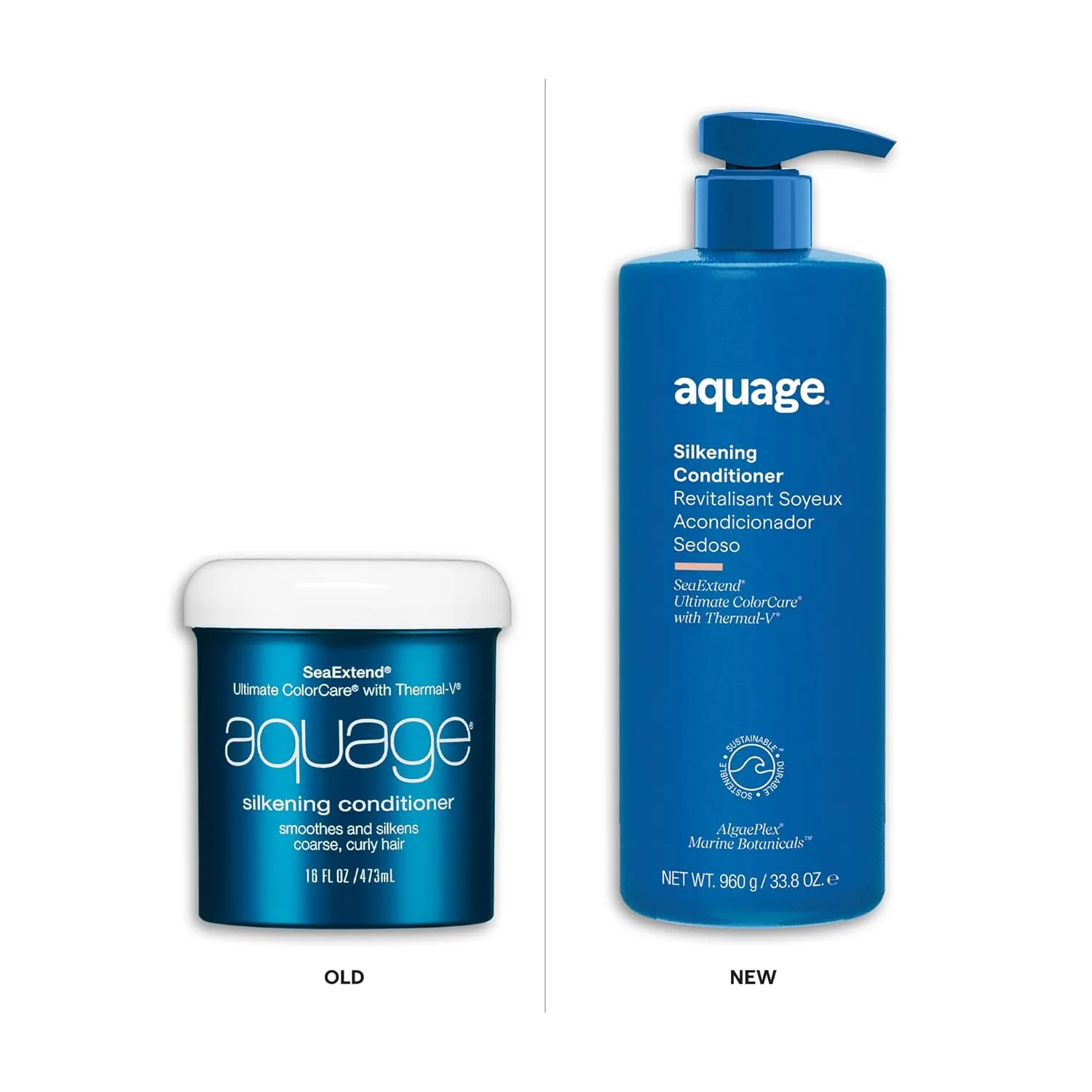 Кондиционер Aquage SeaExtend Silkening улучшает управляемость волос и подготавливает их к гладкой, ровной укладке без эффекта пушистости, 950 мл. 976 мл (.), Red — фото 2