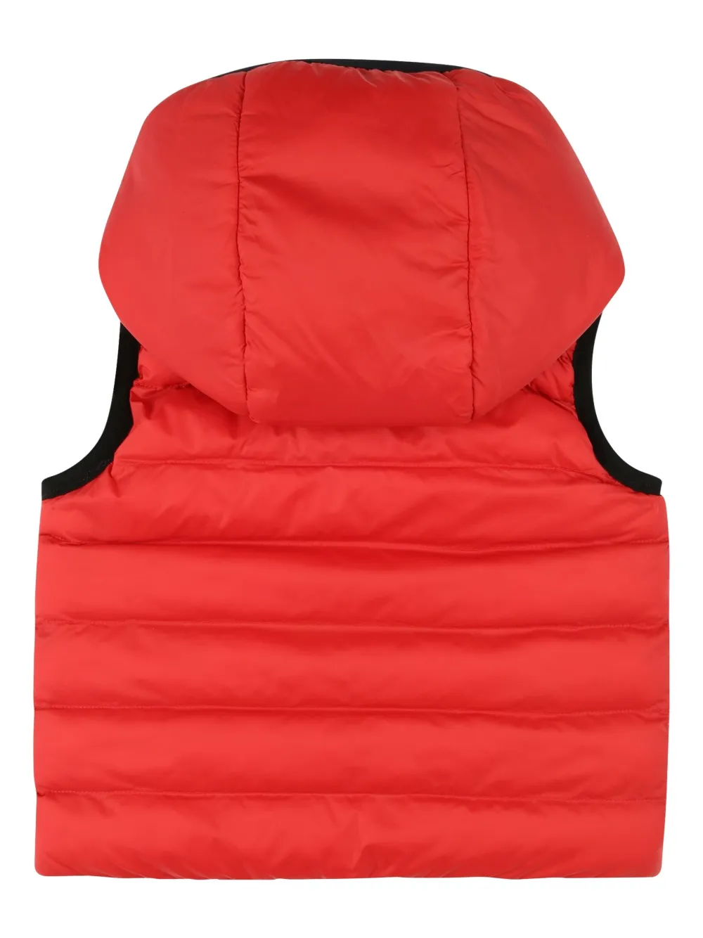 Двусторонний дутый жилет BOSS Kidswear, красный — фото 2