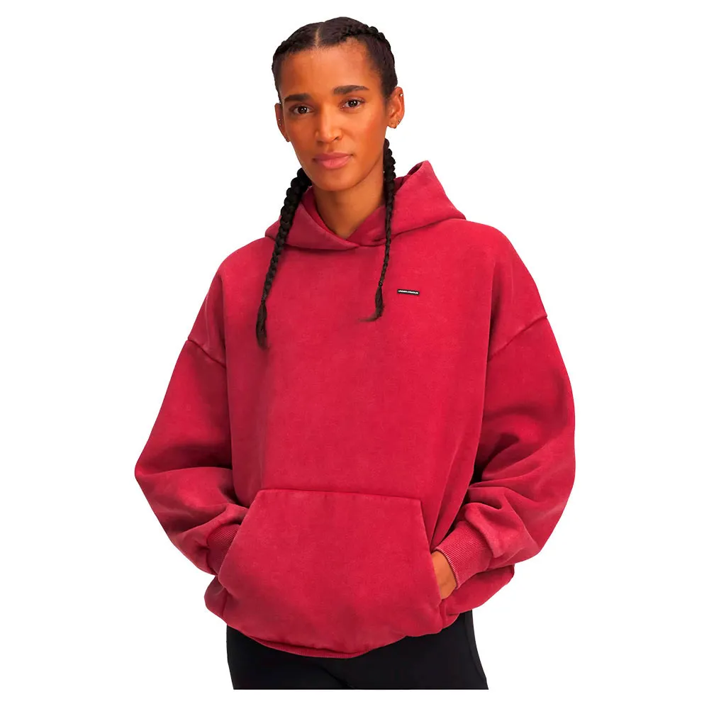

Худи Under Armour Icon Heavyweight Fleece Oversized, красный/розовый