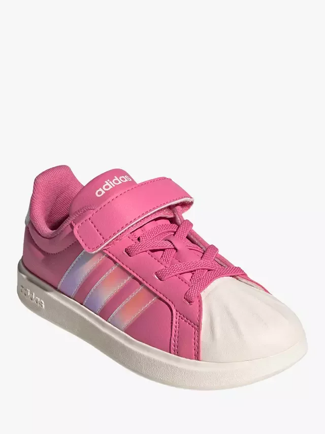 Детские кроссовки для уличной речи, розовые adidas — фото 2