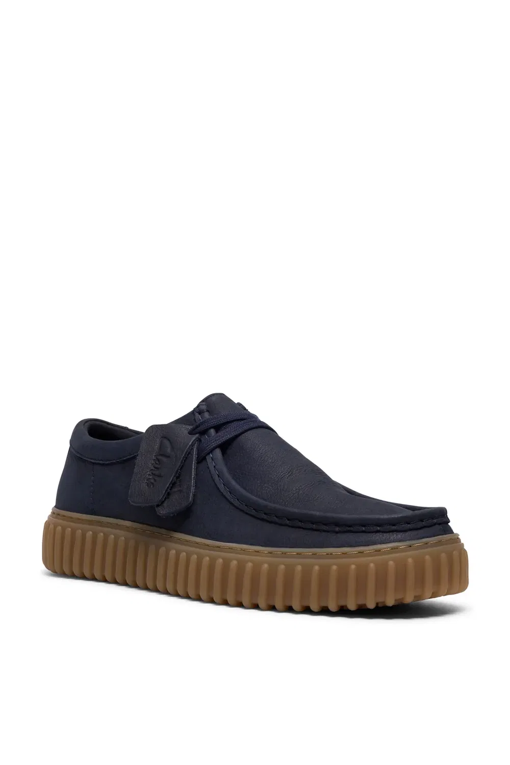 Кроссовки Torhill Lo из натуральной кожи Clarks Debenhams, темно-синий — фото 3