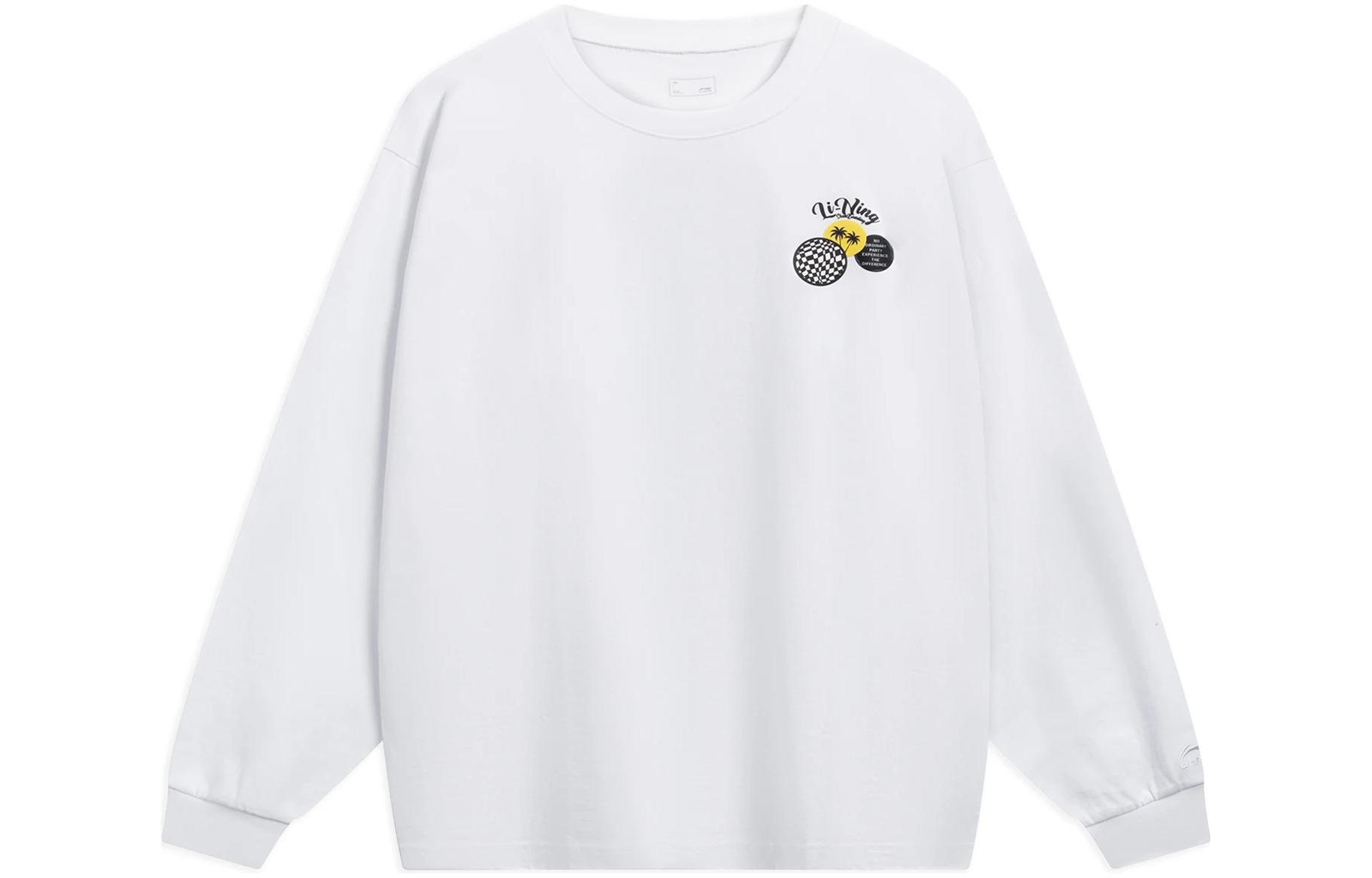 

Футболка унисекс стандартная белая LiNing