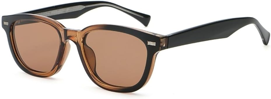 

заклепки круглые солнцезащитные очки ретро женские ацетатные унисекс квадратные солнцезащитные очки для мужчин UV400 подарочные товары мужские зеленые коричневые WNCKSQ, Brown