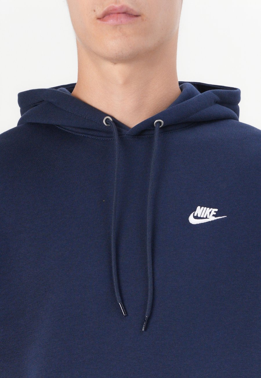 Толстовка Nike Sportswear CLUB , Obsidian Obsidian White/Dark Blue — фото 4