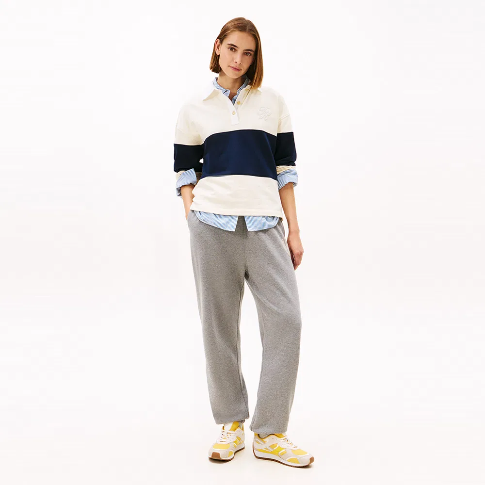 Женский свитшот Gold Button Rugby цвета айвори от Tommy Hilfiger Women — фото 4