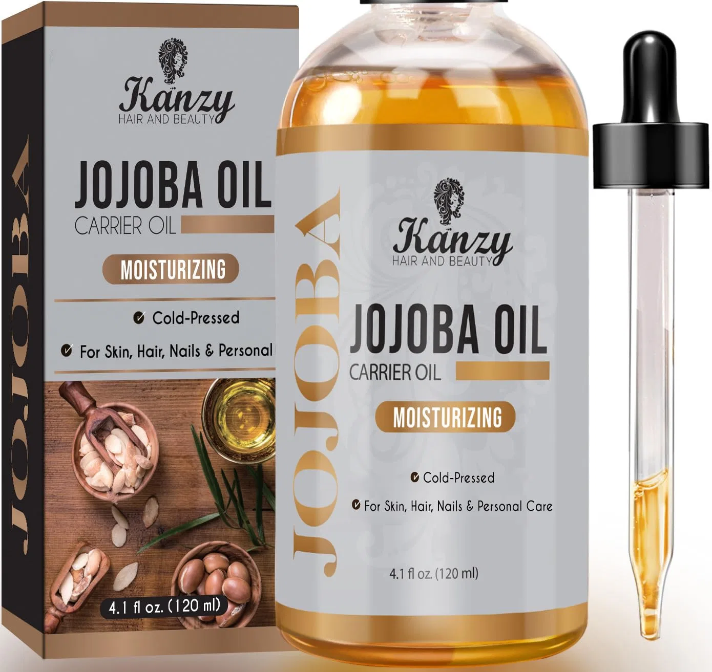 Органическое масло жожоба для волос и кожи от Kanzy Kanzy Hair And Beauty