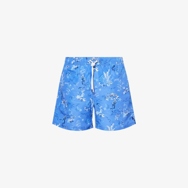 

Плавки Polo Ralph Lauren Traveler с вышитым логотипом, голубой