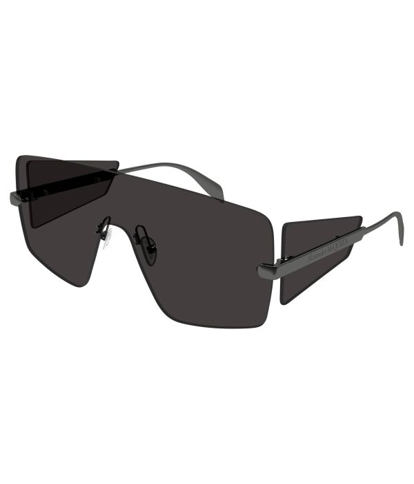 

Солнцезащитные очки мужские Alexander Mcqueen с боковыми линзами, черный