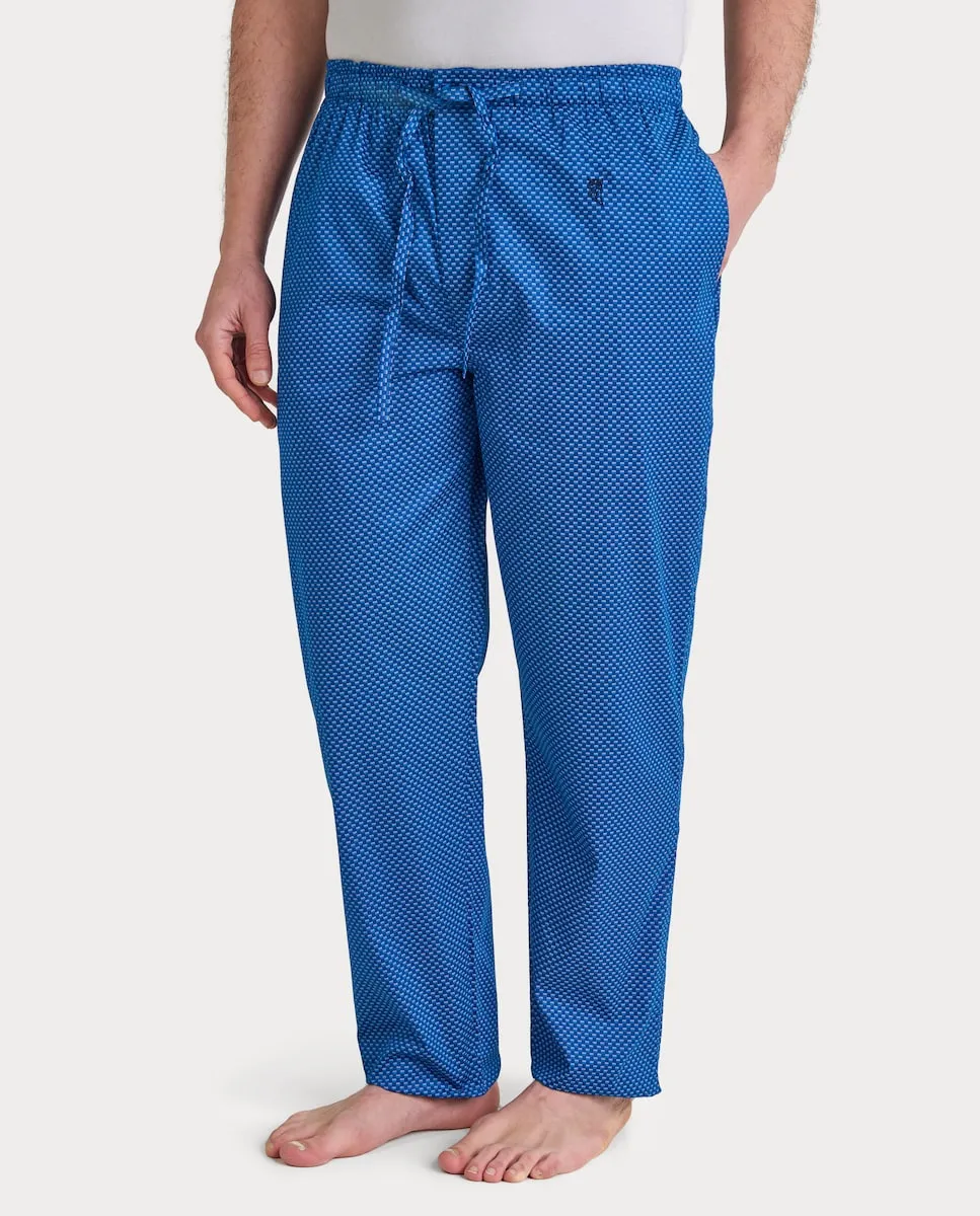 

Мужские пижамные штаны из ткани синего цвета El Búho Nocturno