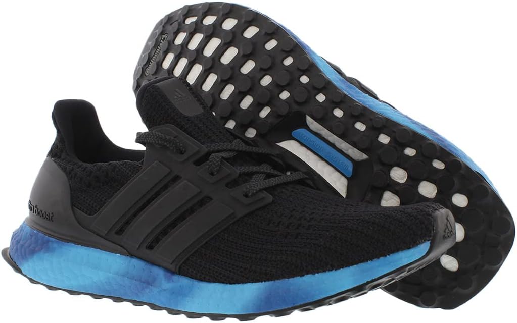 Мужские кроссовки Adidas Ultraboost 20, черный/синий — фото 4