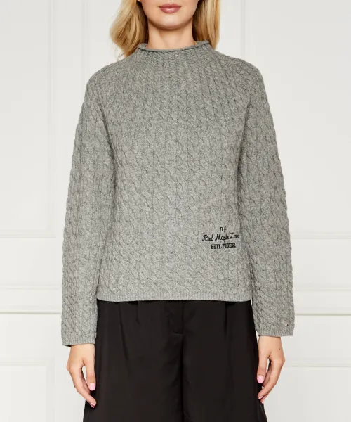 

Шерстяной свитер Regular fit Tommy Hilfiger, серый