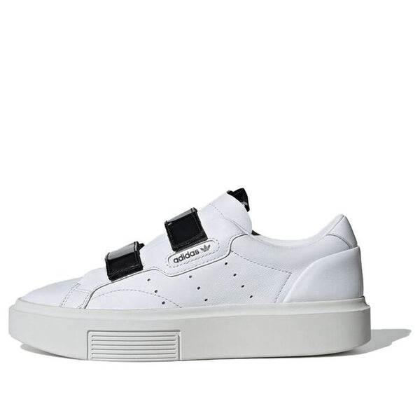 

Кроссовки гладкие супер Adidas, белый