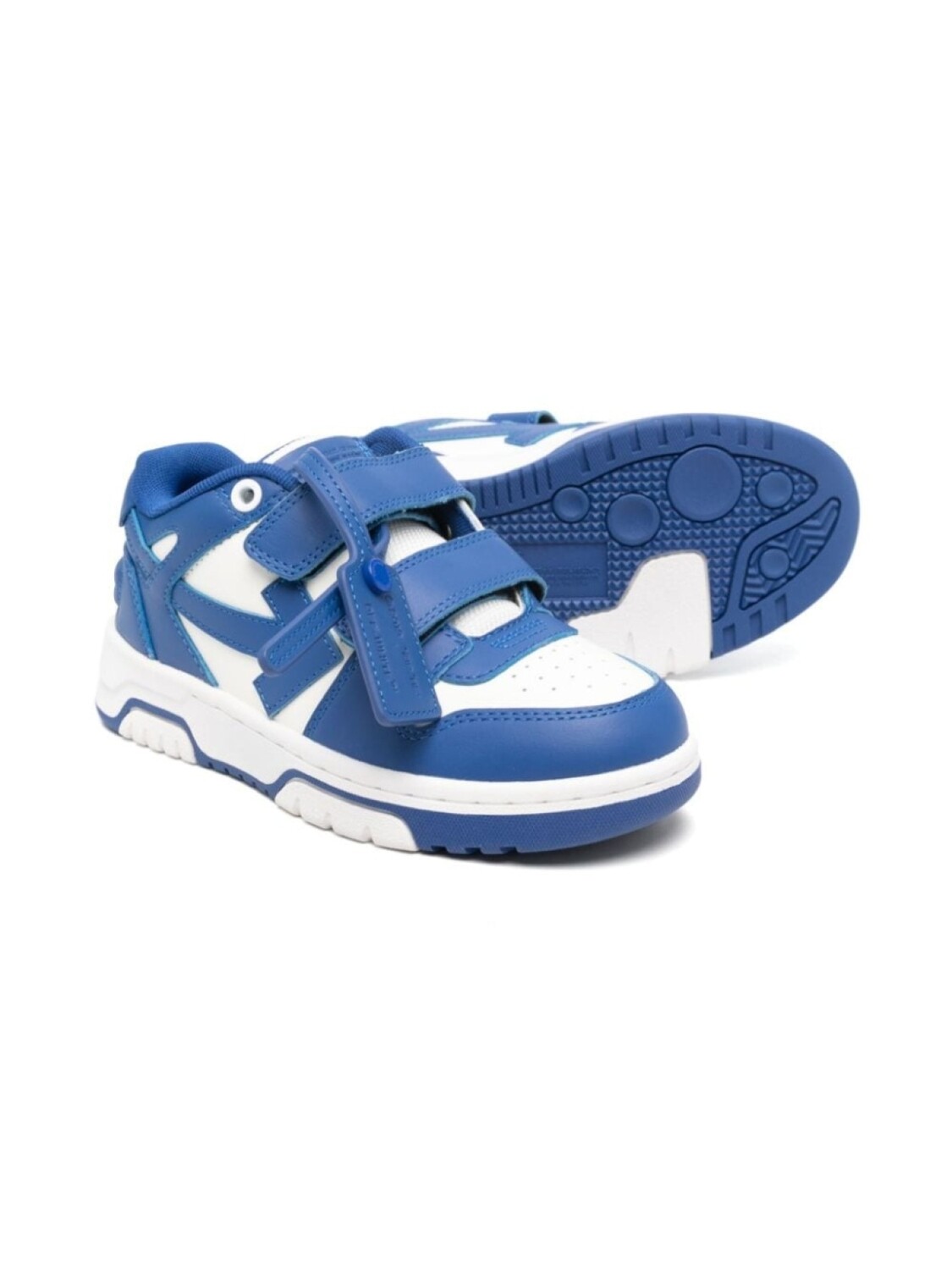 

Кроссовки Off-White Kids Out of Office Straps, синий