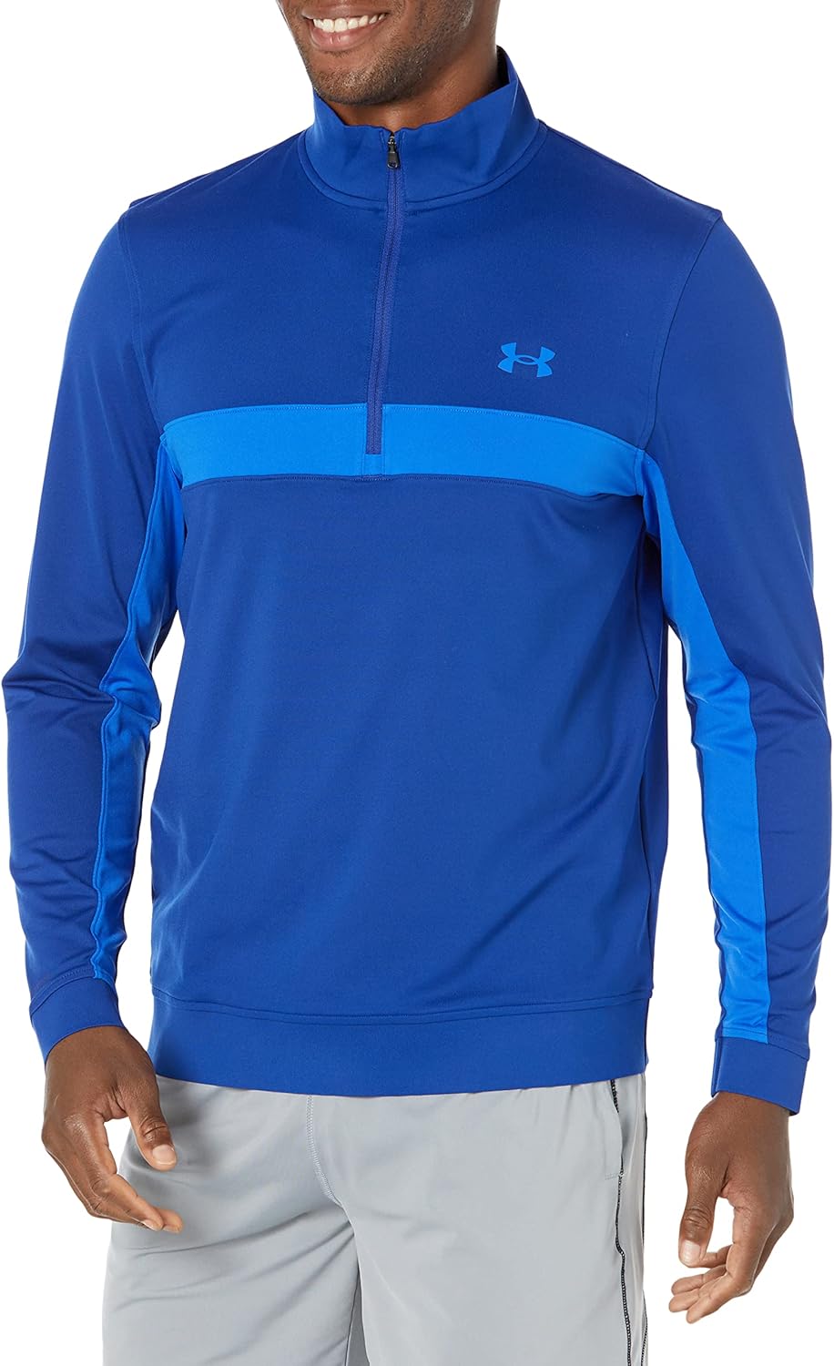 

Футболка Under Armour Mens Storm Midlayer с длинным рукавом и застежкой-молнией 1/2, (456) Bauhaus Blue/Versa Blue/Versa Blue, Синий, Футболка Under Armour Mens Storm Midlayer с длинным рукавом и застежкой-молнией 1/2, (456) Bauhaus Blue/Versa Blue/Versa 