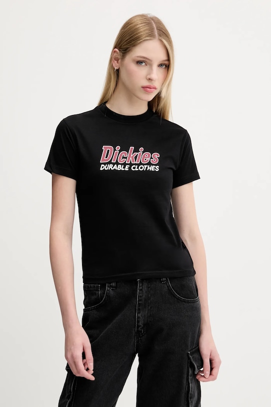 

Хлопковая футболка Dickies, черный