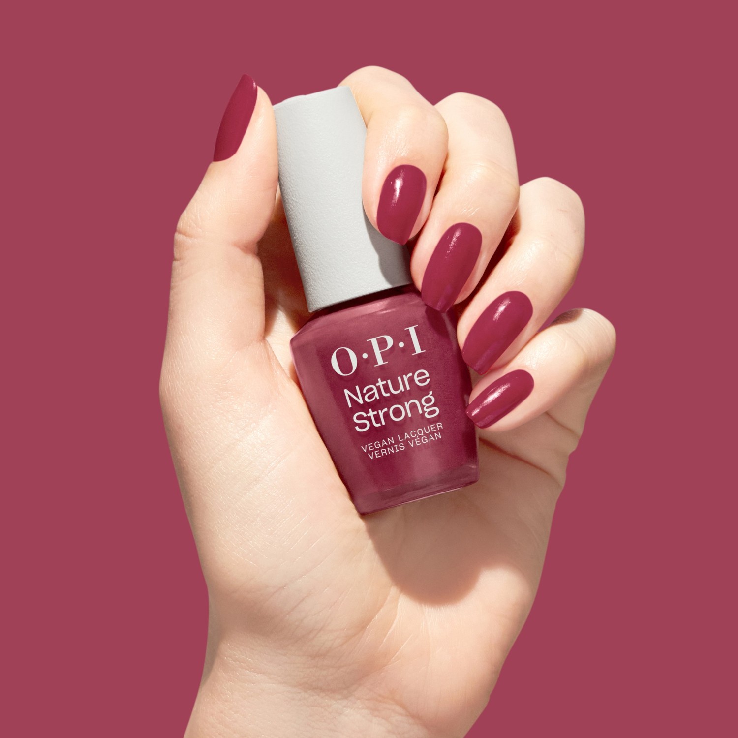 Лак для ногтей nature strong vegan Opi, nat014 - nat - give a garnet, объем 15 мл — фото 4