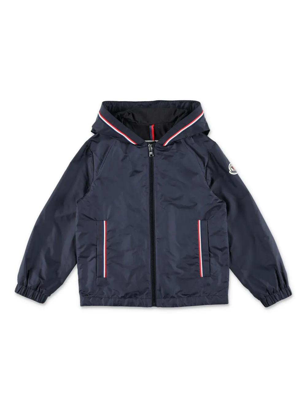 

Куртка с нашивкой-логотипом Moncler Enfant, синий