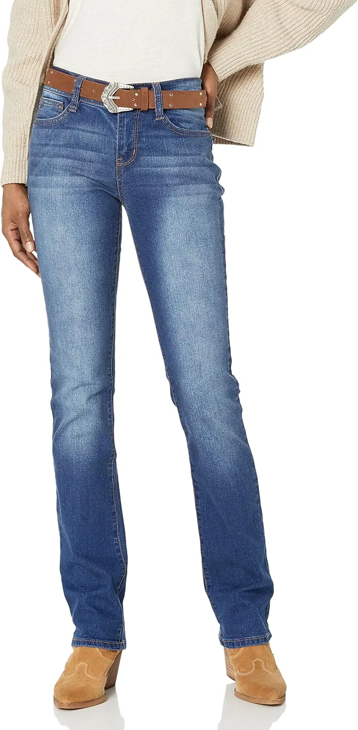 

Джинсы WallFlower Legendary Slim Bootcut Mid-Rise с поясом