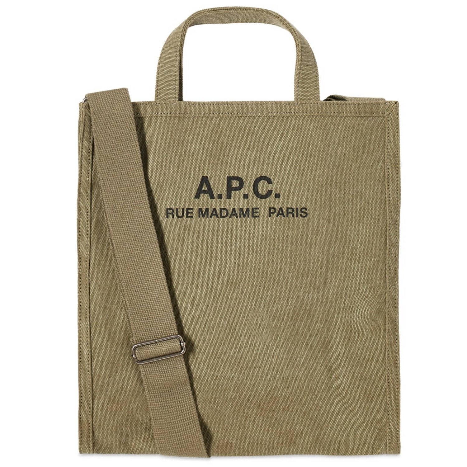 

Сумка-тоут A.P.C. Recuperation Heavy Canvas, хаки