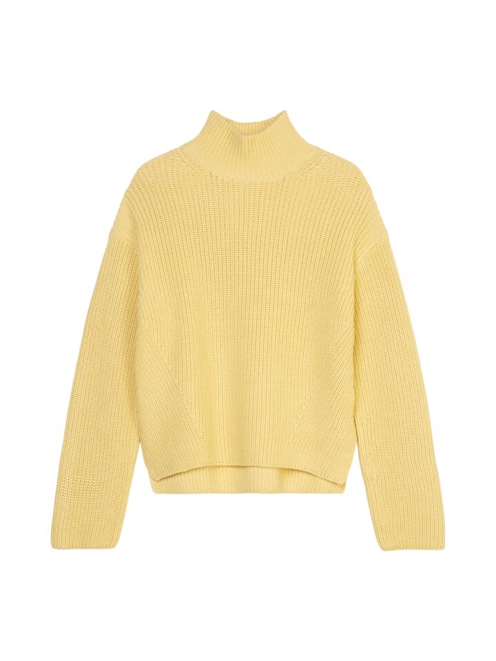

Пуловер Marc O'Polo DfC Turtleneck-Strickpullover loose, цвет creamy yellow