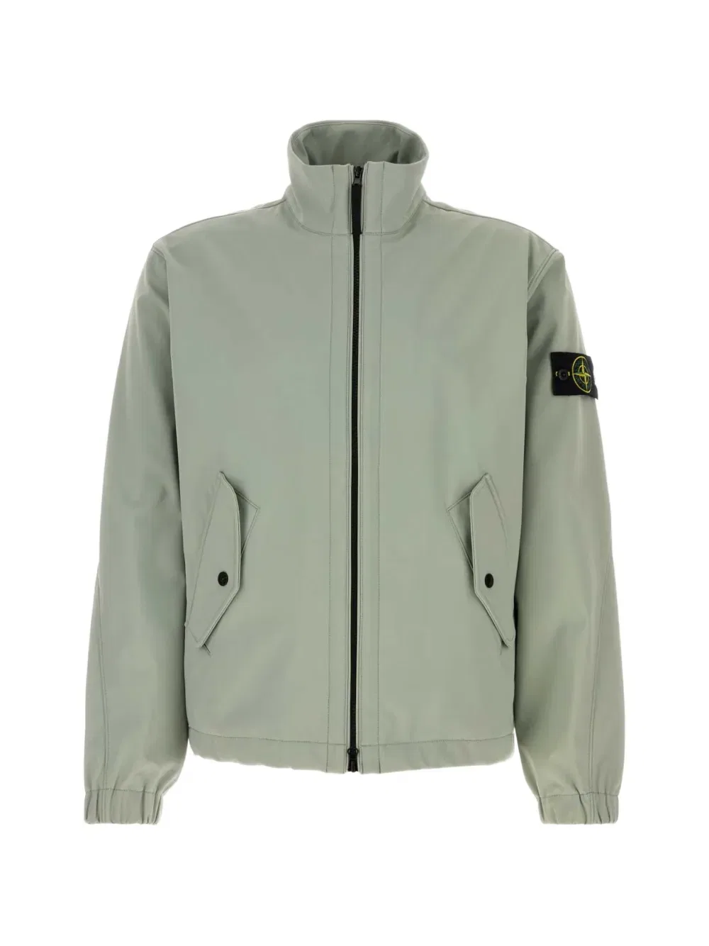 Эластичная куртка Stone Island, зеленый