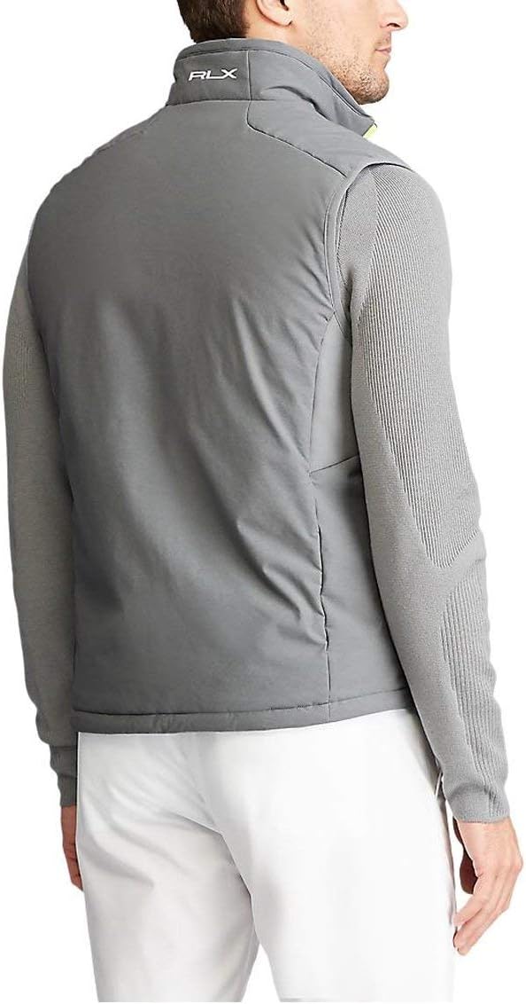 Polo Ralph Lauren RLX мужская водоотталкивающая эластичная жилетка, Grey, Spyglass — фото 2