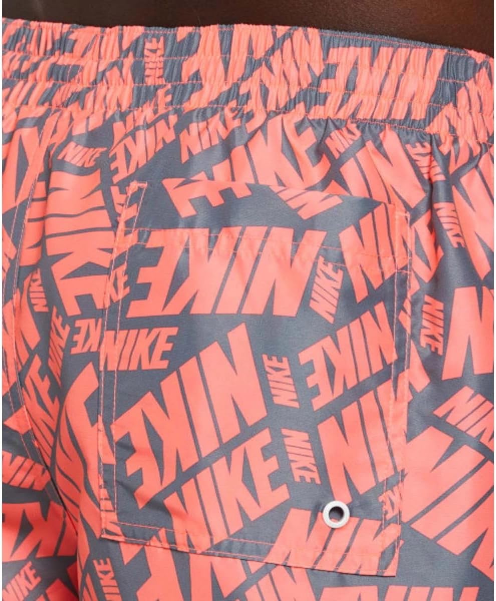 Мужские плавки-шорты Nike 5 дюймов с принтом, Hot Punch — фото 2