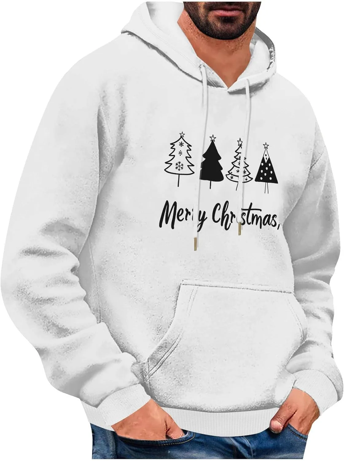 

Толстовка с новогодней елкой для мужчин Ozmmyan