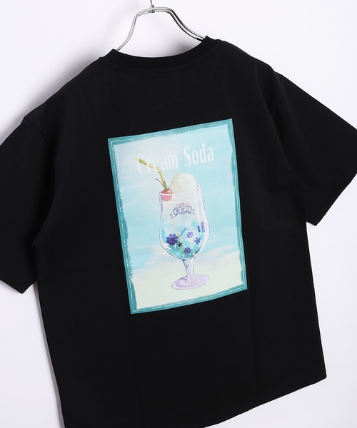 

Футболка с коротким рукавом, свободного кроя, с ретро-принтом на тему кофейни WESTSEA, черная