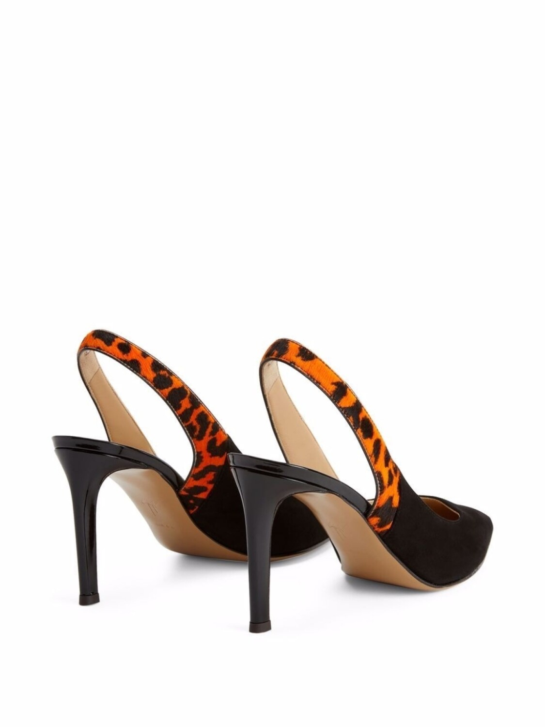 Giuseppe Zanotti туфли Susie Feline 85 с ремешком на пятке, черный — фото 3