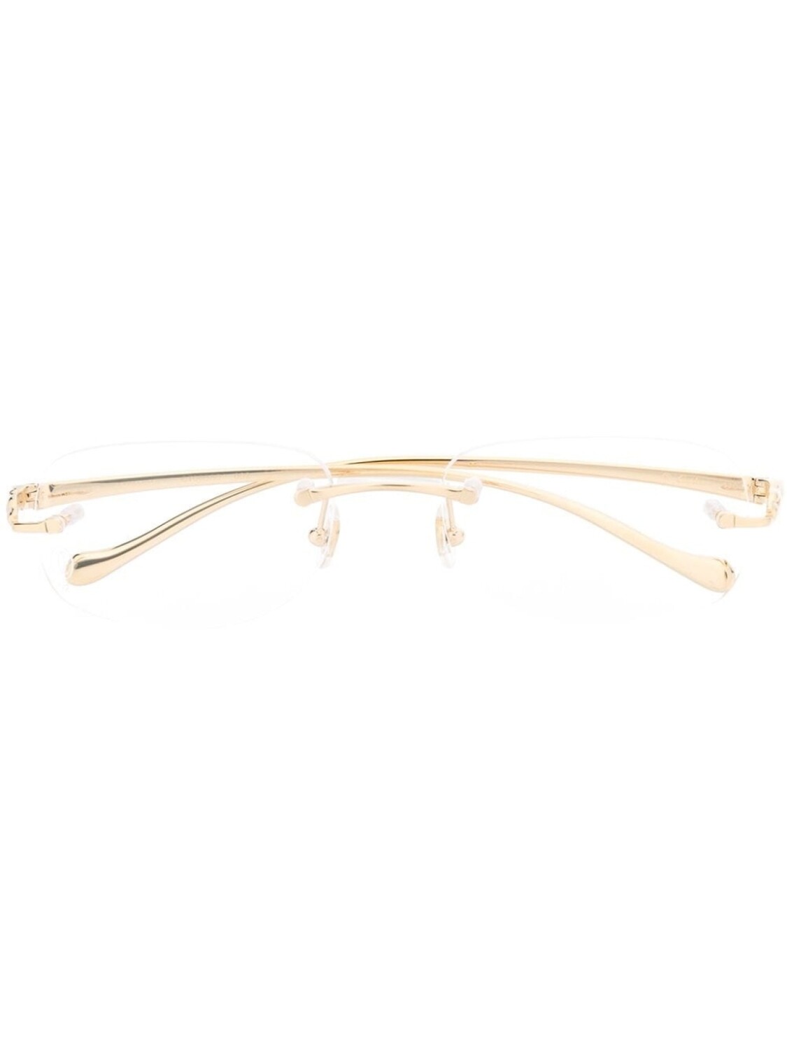 

Очки в овальной оправе Cartier Eyewear, золотой