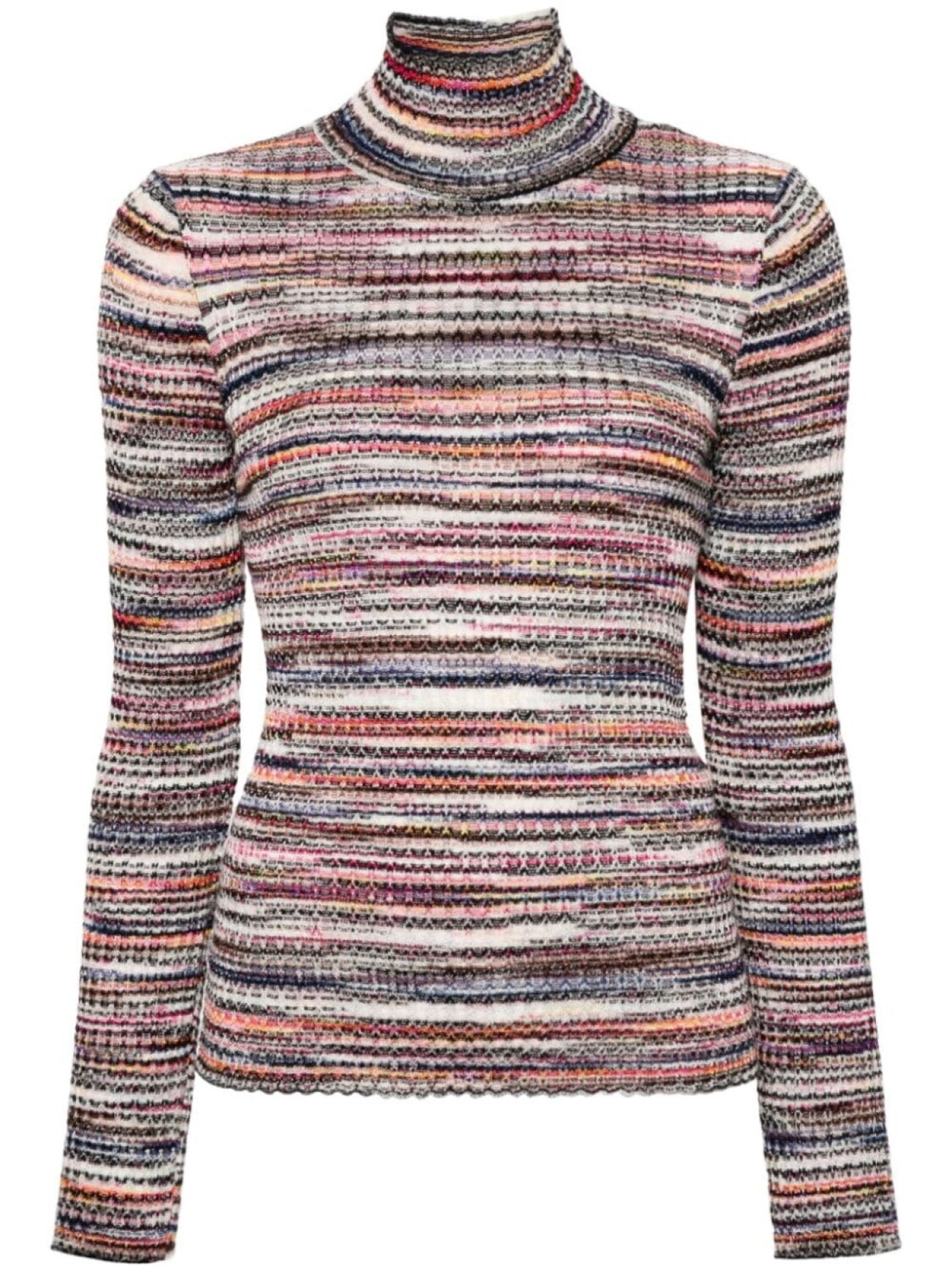 

Missoni свитер в полоску, розовый