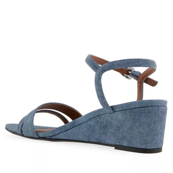 Женские босоножки на танкетке Witt Aerosoles, цвет blue jean denim — фото 3