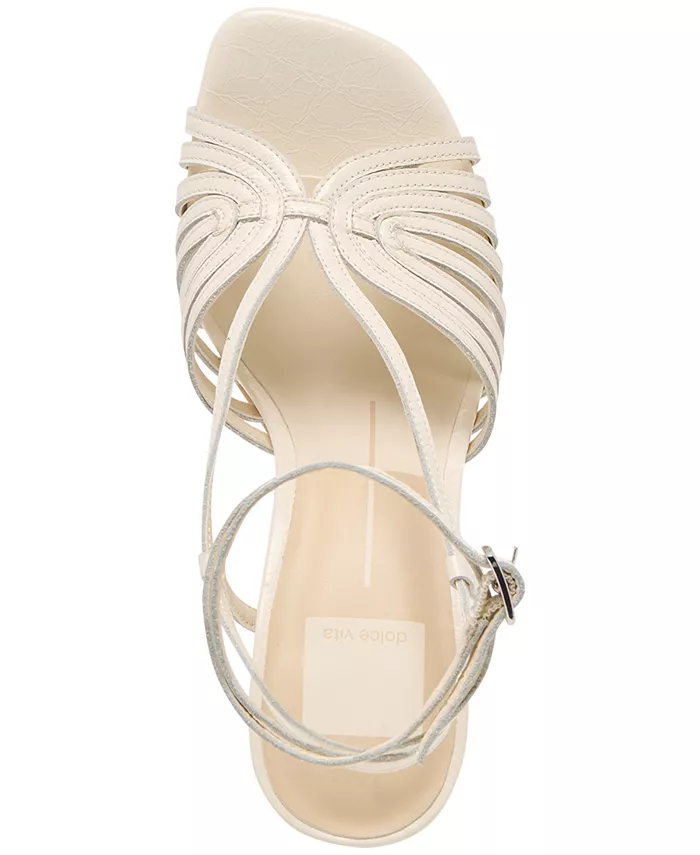 Женские сандалии Nivana Strappy Two-Piece с лодыжечными ремешками Dolce Vita, серый — фото 4
