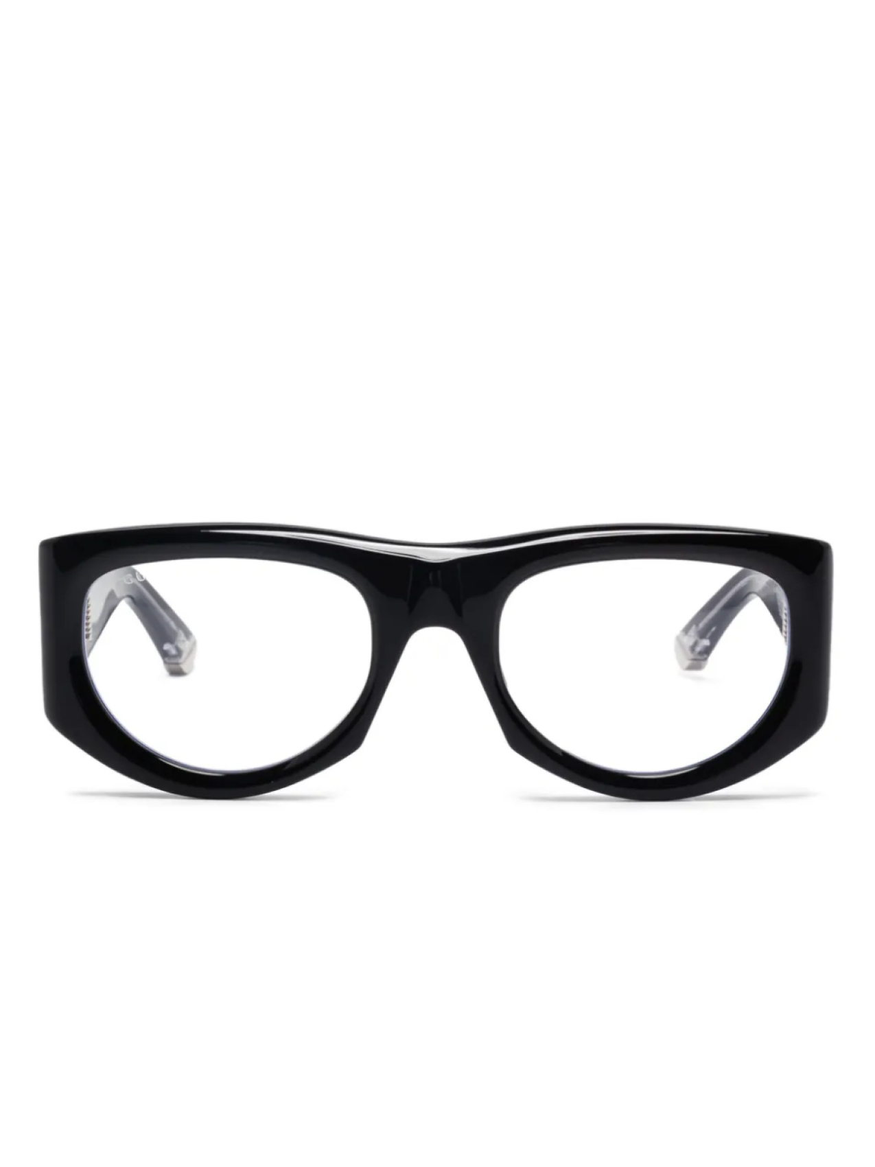 

Очки в геометрической оправе Gucci Eyewear, черный