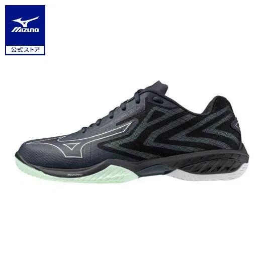 Кроссовки для бадминтона «Wave Claw EL2 Wide» от Mizuno, Light Gray X White X Green
