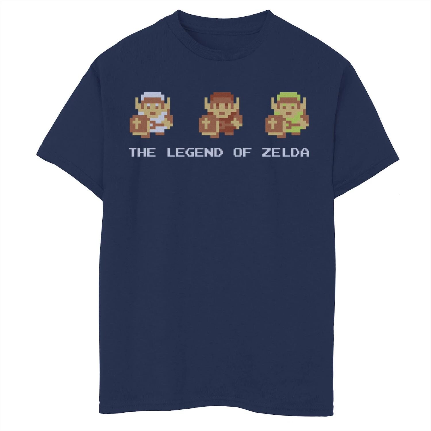 

Футболка с графическим изображением Nintendo Zelda Link 8-bit Pixel Armor для мальчиков 8–20 лет Licensed Character