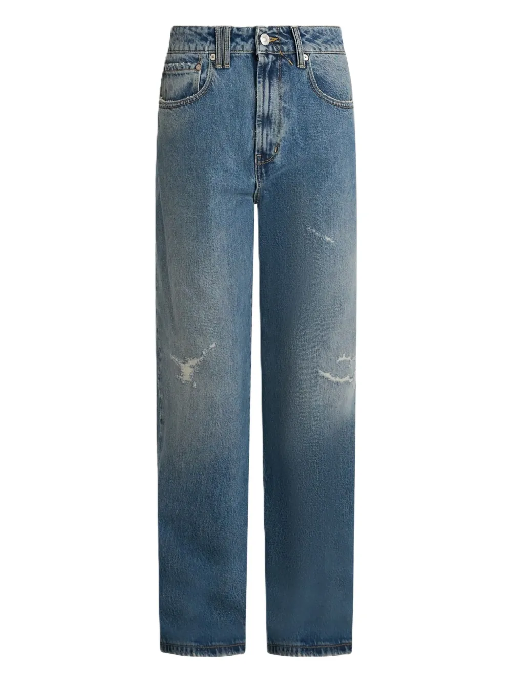 

Джинсы с эффектом потертости Cycle, синий